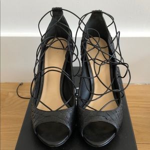 Alexandre Birman lace up heels